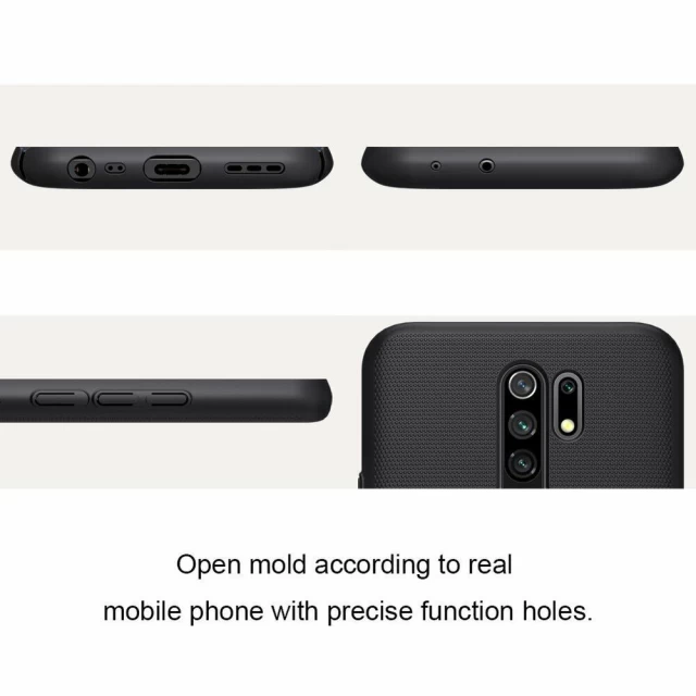 Чохол Nillkin Super Frosted Shield with stand для Xiaomi Redmi 9 Black (6902048201873)