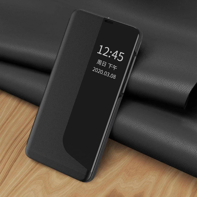 Чехол HRT Eco Leather View Case для Huawei P40 Black (9111201913684)