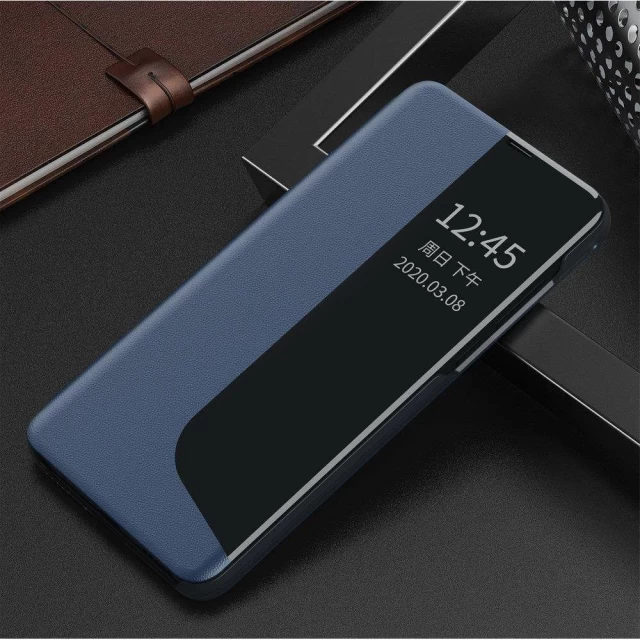 Чохол HRT Eco Leather View Case для Huawei P40 Blue (9111201913691)