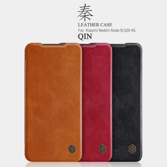 Чехол-книжка Nillkin Qin Series для Xiaomi Redmi Note 9 / Redmi 10X 4G Black (6902048200944)