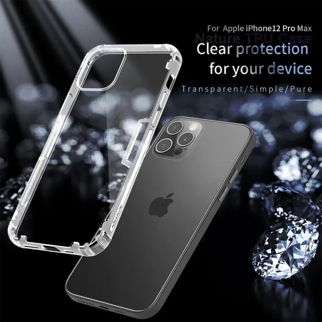 Чехол Nillkin Nature для iPhone 12 Pro Max Transparent (6902048202177)