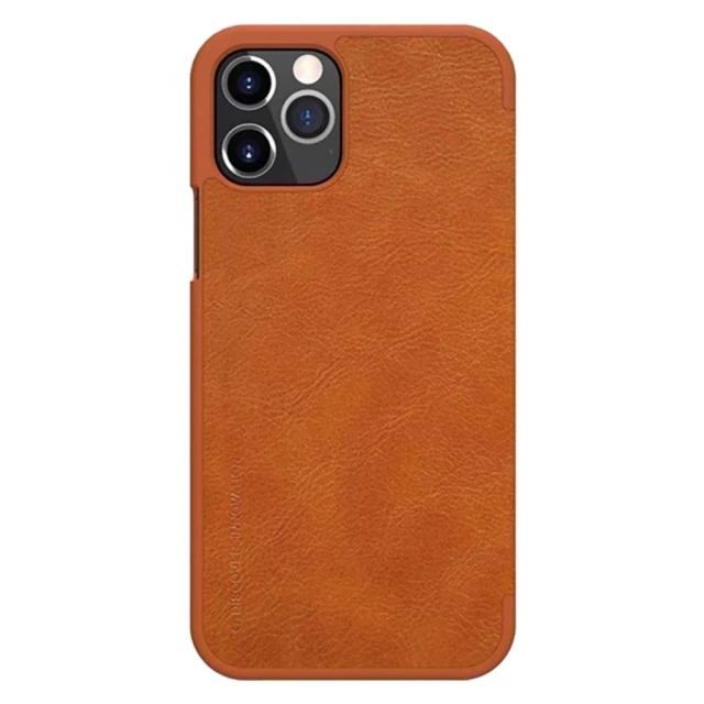 Чохол Nillkin Qin Leather для iPhone 12 Pro Max Brown (6902048201675)