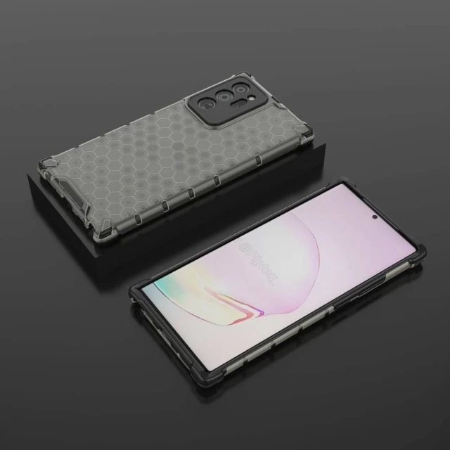 Чехол HRT Honeycomb для Samsung Galaxy Note 20 Black (9111201907454)