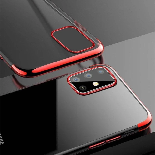 Чехол HRT Clear Color для Samsung Galaxy A51 Red (9111201898028)