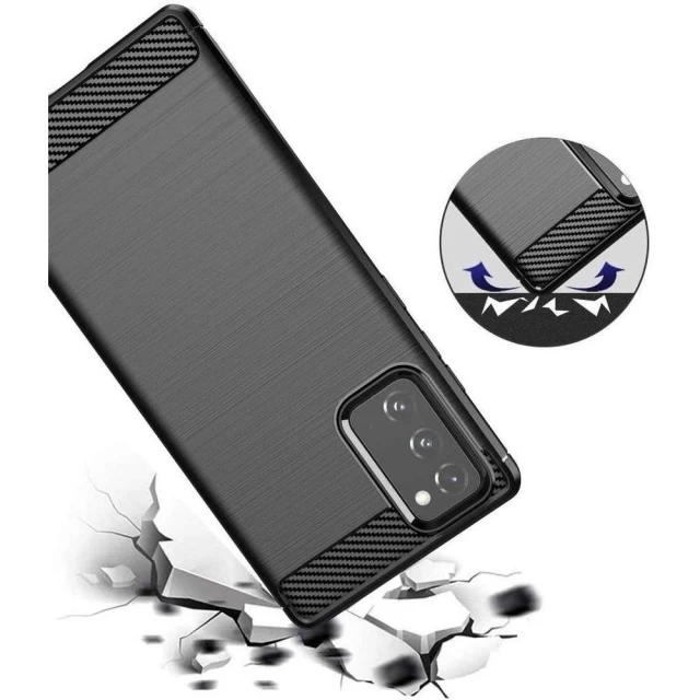 Чехол HRT Carbon для Samsung Galaxy Note 20 Black (9111201909199)