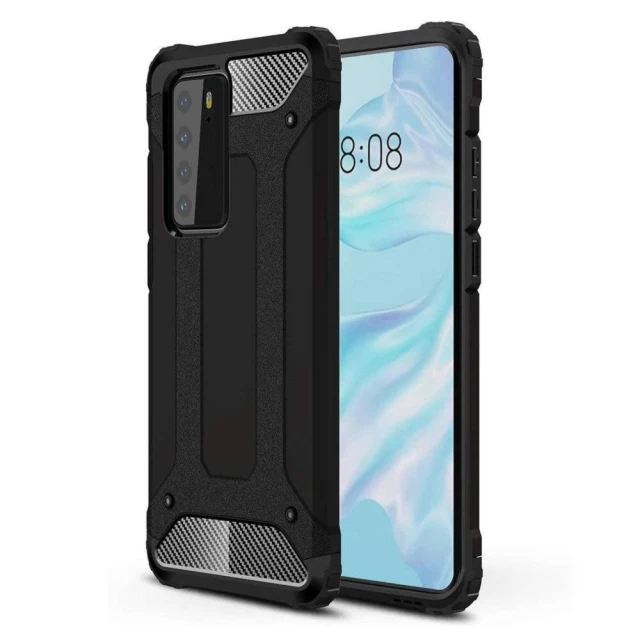 Чехол HRT Hybrid Armor для Huawei P40 Black (9111201899407)