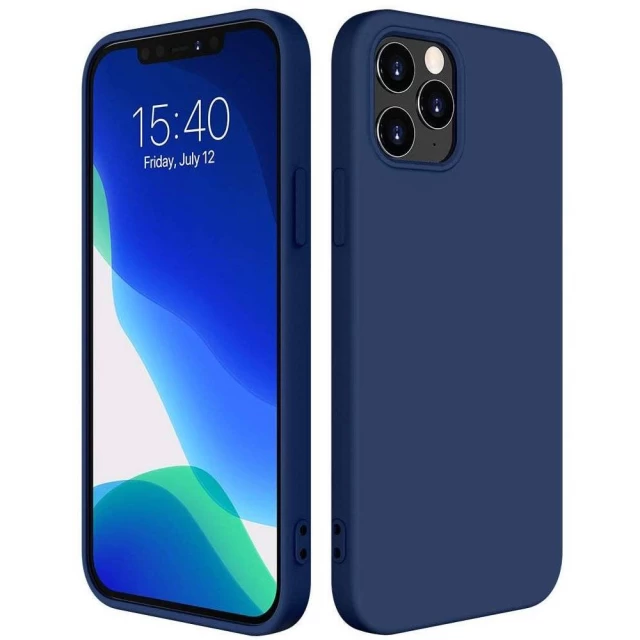 Чехол HRT Silicone для iPhone 12 mini Blue (9111201910027)