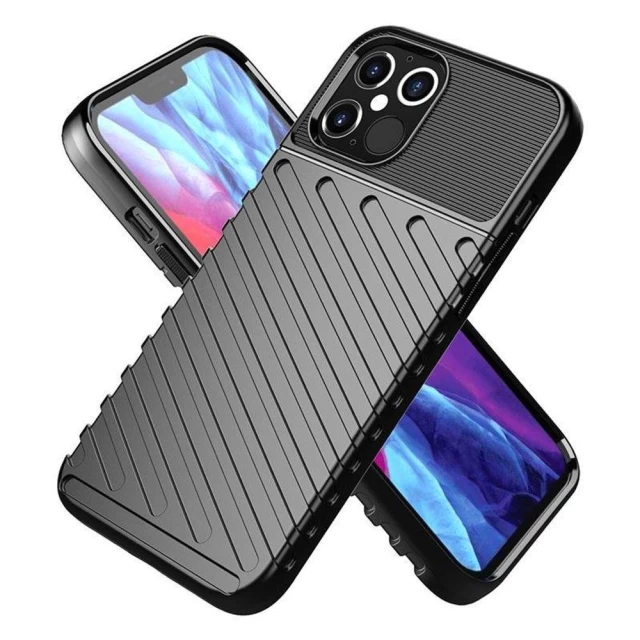 Чохол HRT Thunder для iPhone 12 | 12 Pro Black (9111201909007)