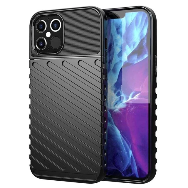 Чохол HRT Thunder для iPhone 12 | 12 Pro Black (9111201909007)