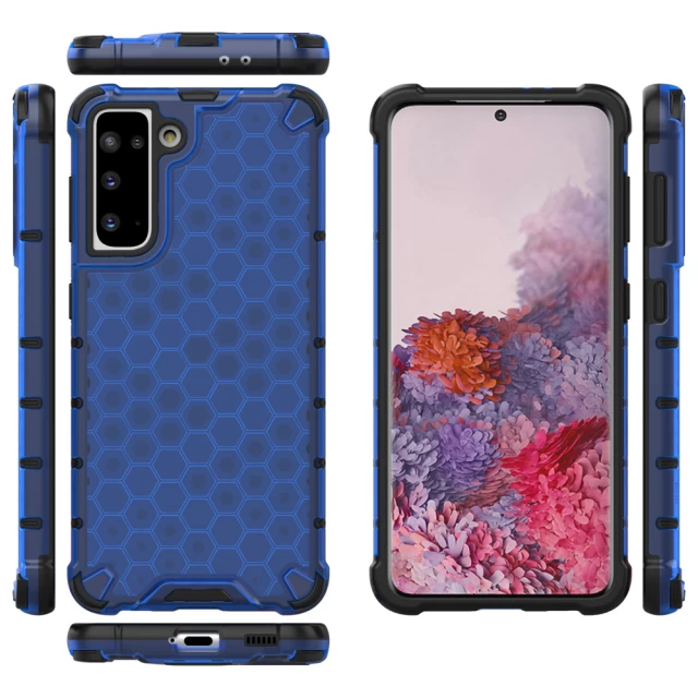 Чехол HRT Honeycomb для Samsung Galaxy S21 5G Blue (9111201917255)