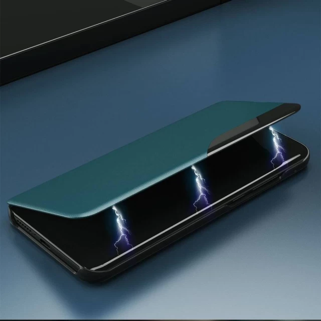 Чохол HRT Eco Leather View Case для Samsung Galaxy S21 Ultra 5G Blue (9111201925144)