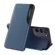 Чехол HRT Eco Leather View Case для Samsung Galaxy S21 Ultra 5G Blue (9111201925144)