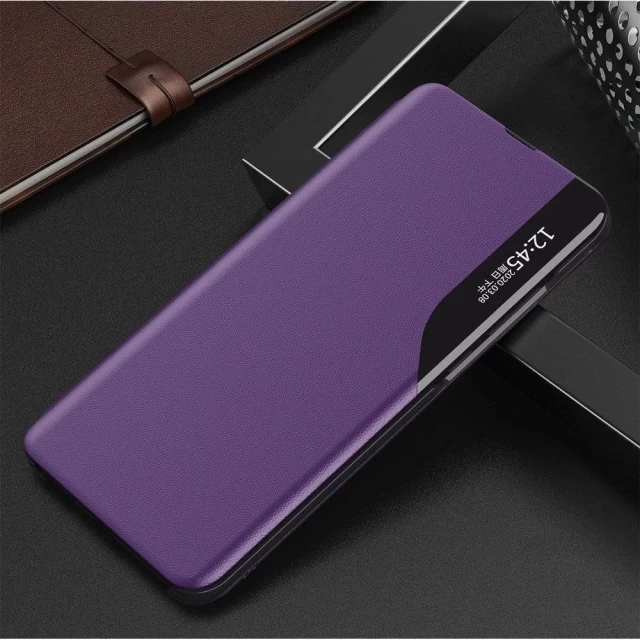 Чехол HRT Eco Leather View Case для Samsung Galaxy S21 Ultra 5G Purple (9111201925175)