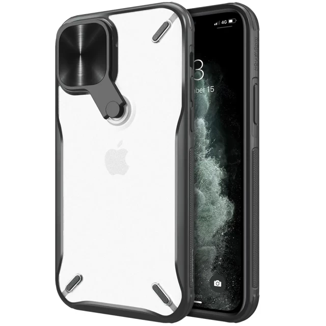 Чохол Nillkin Cyclops для iPhone 12 | 12 Pro Black (6902048206403)