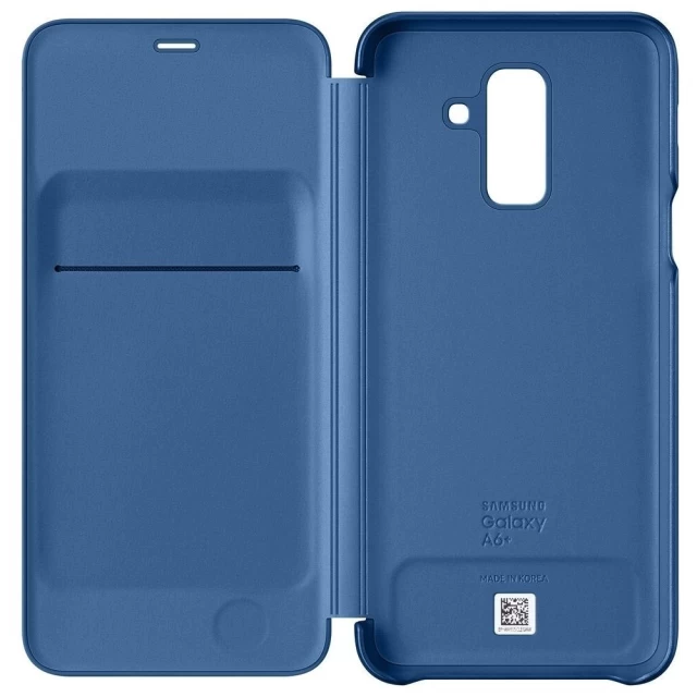 Чохол-книжка Samsung Wallet Cover для Samsung Galaxy A6 Plus 2018 Blue (EF-WA605CLEGWW)