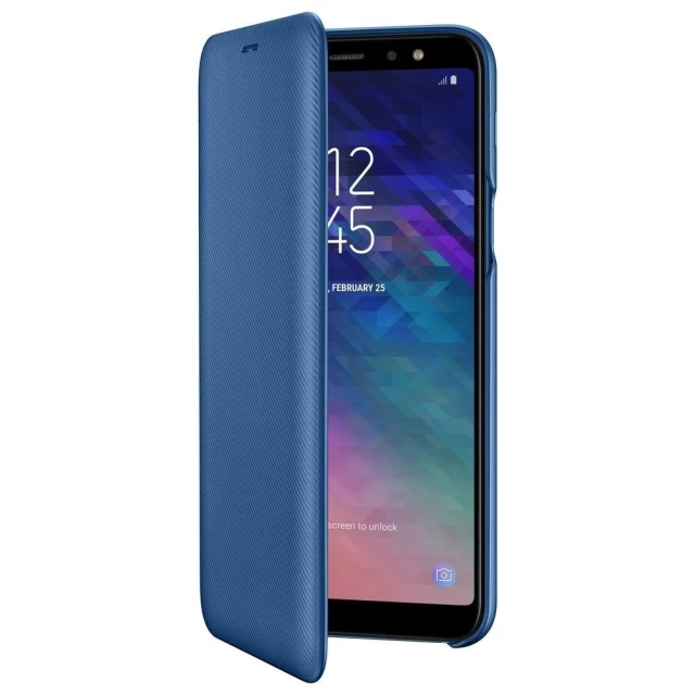 Чехол-книжка Samsung Wallet Cover для Samsung Galaxy A6 Plus 2018 Blue (EF-WA605CLEGWW)