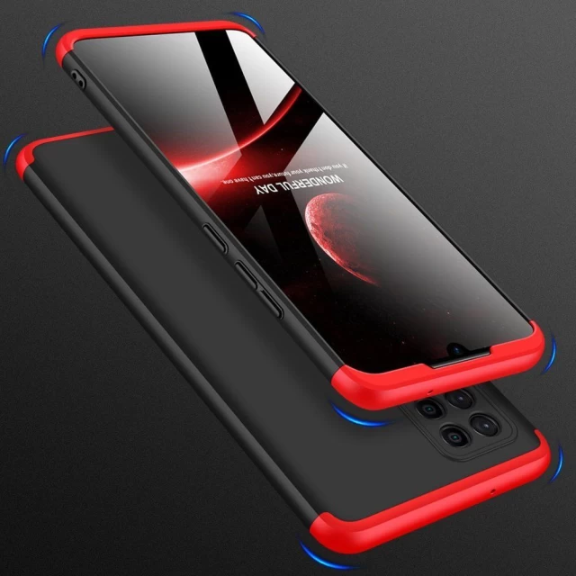 Чехол GKK 360 для Samsung Galaxy A42 5G Black/Red (9111201927254)