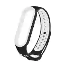 Ремешок HRT Silicone Dots Band для Xiaomi Mi Band 5 Black/White (9111201927827)