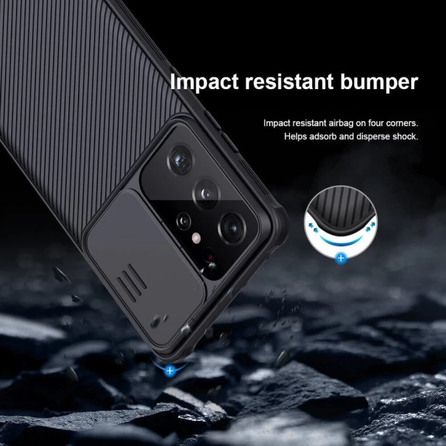 Чохол Nillkin CamShield Pro для Samsung Galaxy S21 Ultra Black (6902048211636)