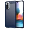 Чехол HRT Carbon Case для Xiaomi Redmi Note 10 Pro Blue (9111201933545)