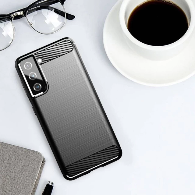 Чохол HRT Carbon Case для Samsung Galaxy S21 5G Black (9111201924772)