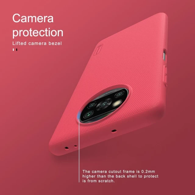 Чохол Nillkin Super Frosted Shield with stand для Xiaomi Poco X3 / X3 Pro Black (6902048206274)