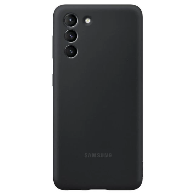 Чехол Samsung Silicone Cover для Samsung Galaxy S21 Plus Black (EF-PG996TBEGWW)