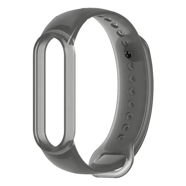 Ремінець HRT Silicone Band для Xiaomi Mi Band 6/5 Grey (9111201927698)