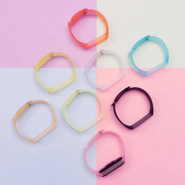 Ремешок HRT Silicone Band для Xiaomi Mi Band 6/5 Pink (9111201927742)