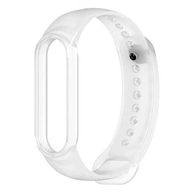 Ремінець HRT Silicone Band для Xiaomi Mi Band 6/5 White (9111201927759)