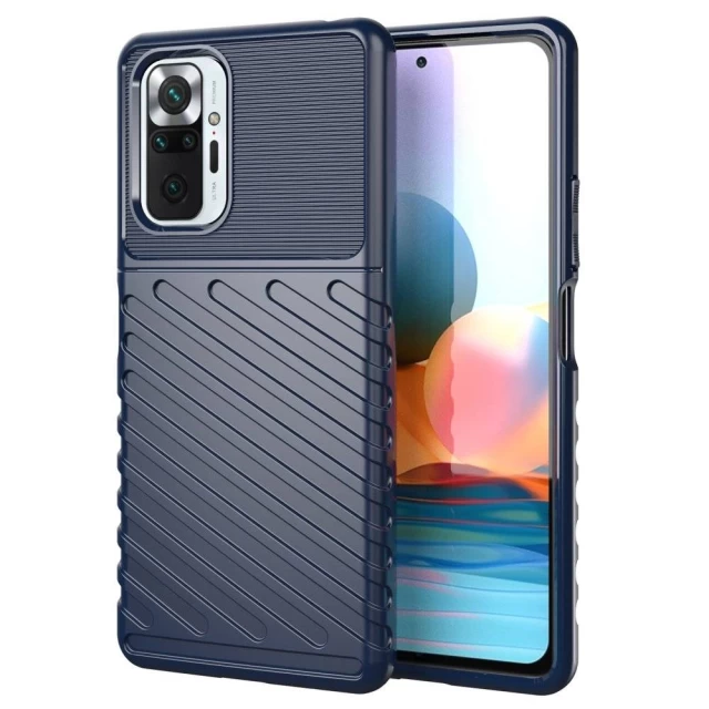 Чехол HRT Thunder Case для Xiaomi Redmi Note 10 Pro Blue (9111201930094)