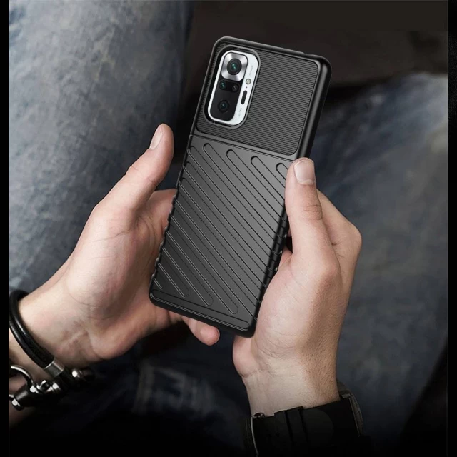 Чохол HRT Thunder Case для Xiaomi Redmi Note 10 Pro Black (9111201930117)