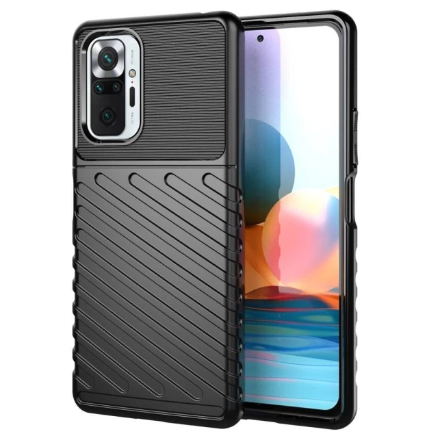 Чохол HRT Thunder Case для Xiaomi Redmi Note 10 Pro Black (9111201930117)