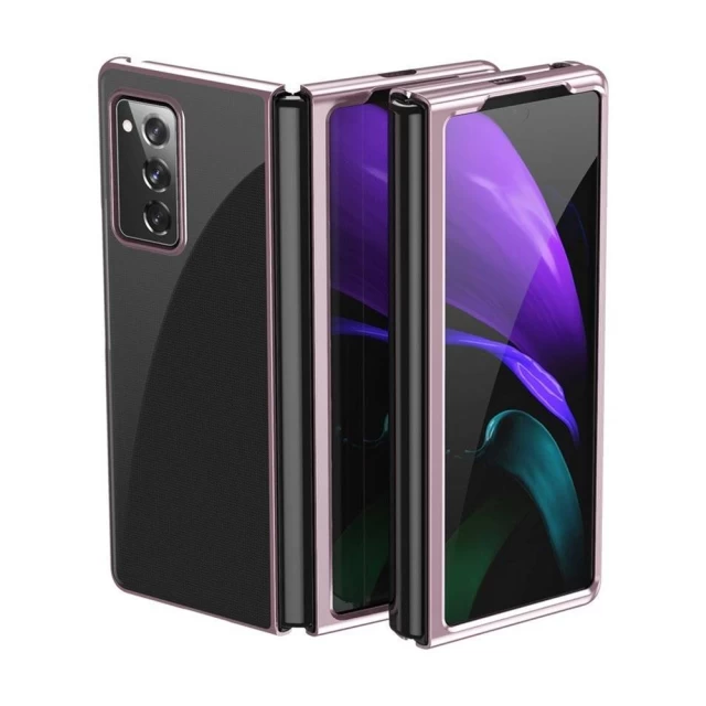 Чохол HRT Plating Case для Samsung Galaxy Z Fold 2 5G Pink (9111201930933)