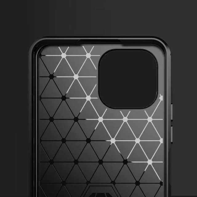 Чохол HRT Carbon Case для Xiaomi Mi 11 Lite 5G Black (9111201937345)