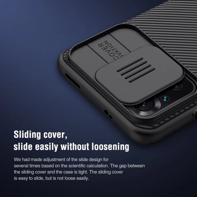 Чохол Nillkin CamShield Pro для Xiaomi Redmi Note 10 / Note 10s / Poco M5s Black (6902048215696)