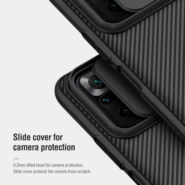 Чехол Nillkin CamShield Pro для Xiaomi Redmi Note 10 Pro Black (6902048216174)