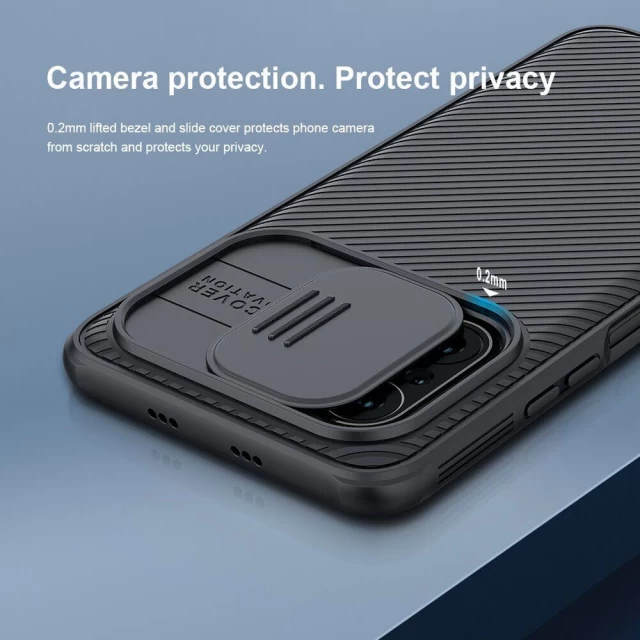 Чехол Nillkin CamShield Pro для Xiaomi Mi 11i / Poco F3 Black (6902048214873)