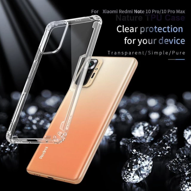 Чохол Nillkin Nature TPU для Xiaomi Redmi Note 10 Pro Transparent (6902048216440)