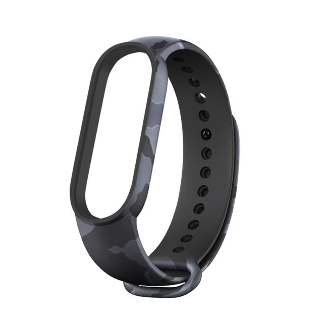 Ремінець HRT Silicone Band для Xiaomi Mi Band 6/5 Camo Grey (9111201942417)