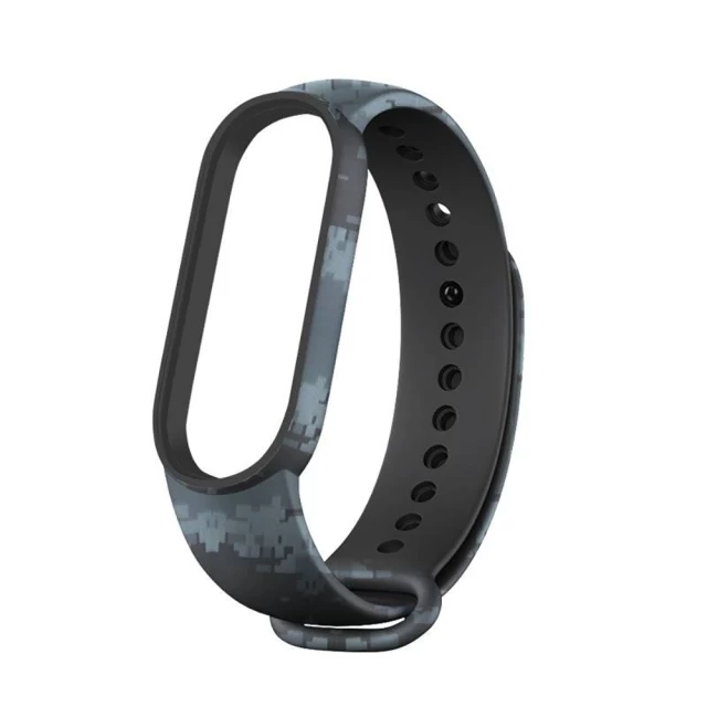 Ремінець HRT Silicone Band для Xiaomi Mi Band 6/5 Camo Light Grey (9111201942394)