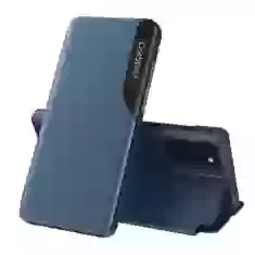 Чехол HRT Eco Leather View Case для Samsung Galaxy S21 FE Blue (9111201936553)