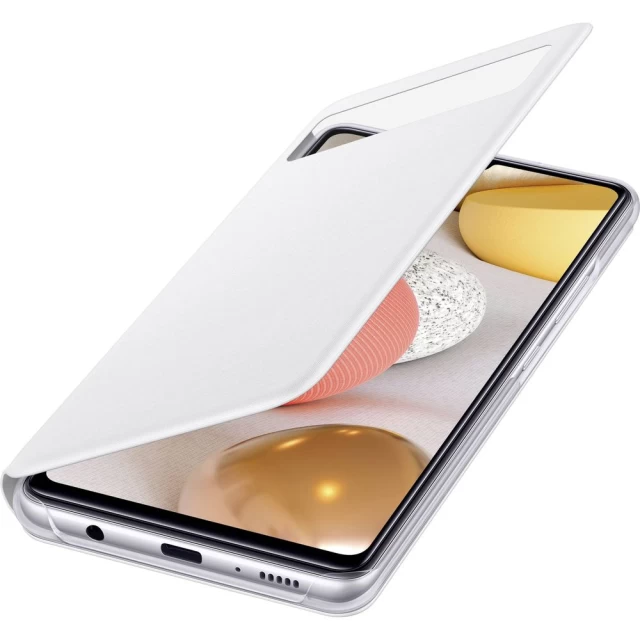 Чохол-книжка Samsung Smart S View Cover для Samsung Galaxy A42 White (EF-EA426PWEGEW)