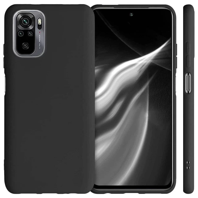 Чохол HRT Silicone Case для Xiaomi Redmi Note 10 Pro Black (9111201938366)