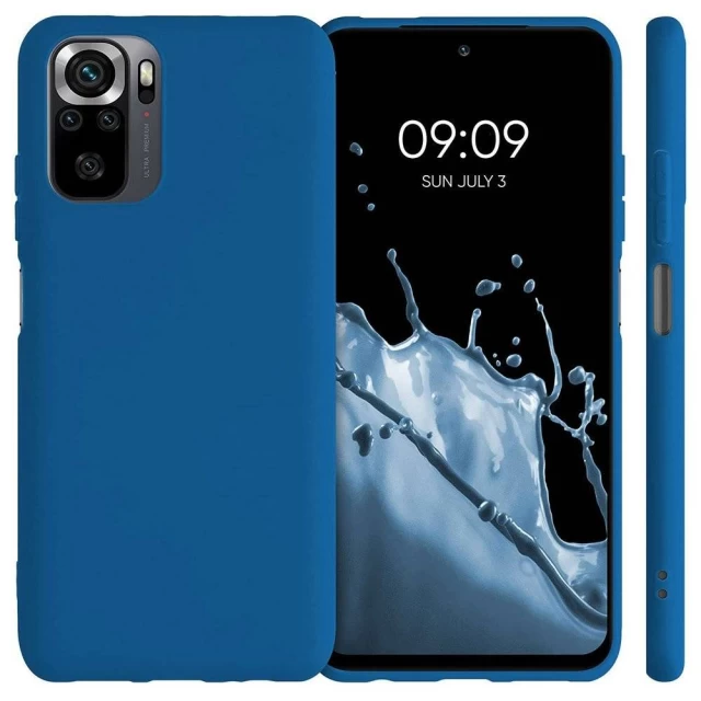 Чехол HRT Silicone Case для Xiaomi Redmi Note 10/10S Dark Blue (9111201938434)