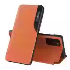 Чохол HRT Eco Leather View Case для Xiaomi Redmi Note 10/10S Orange (9111201933026)