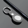 Брелок з кільцем HRT Leather Keychain Case для AirTag Grey (9111201942752)