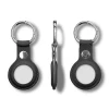 Брелок с кольцом HRT Leather Keychain Case для AirTag Black (9111201942769)