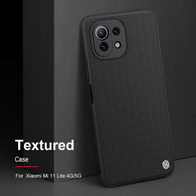 Чехол Nillkin Textured Hybrid для Xiaomi Mi 11 Lite / 11 Lite NE Black (6902048219038)