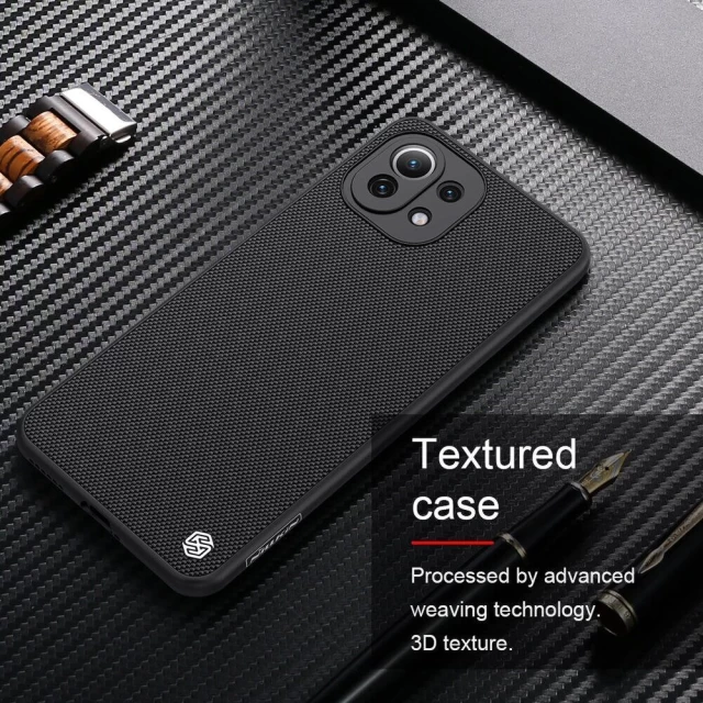Чохол Nillkin Textured Hybrid для Xiaomi Mi 11 Lite / 11 Lite NE Black (6902048219038)